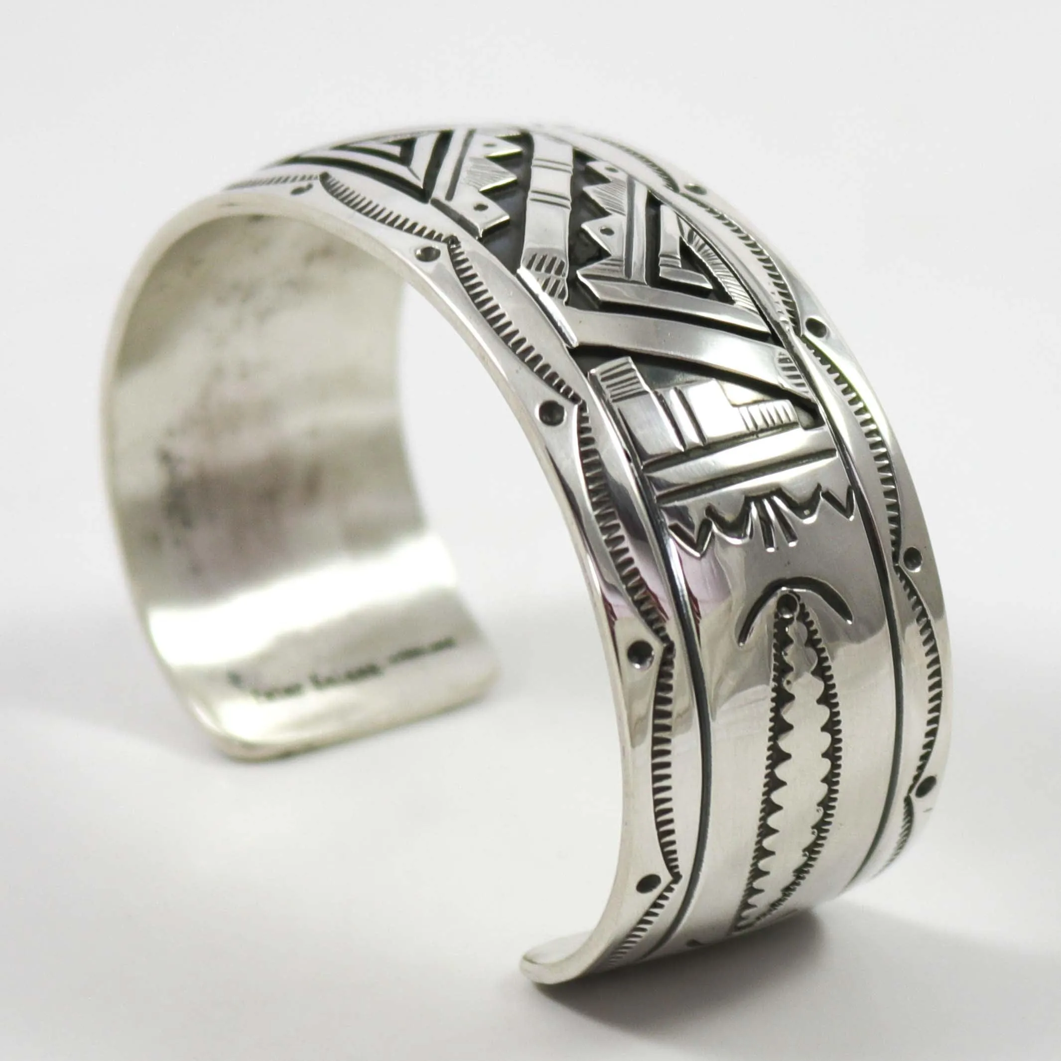 Silver Overlay Cuff