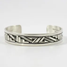 Silver Overlay Cuff