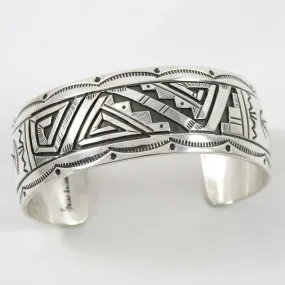 Silver Overlay Cuff