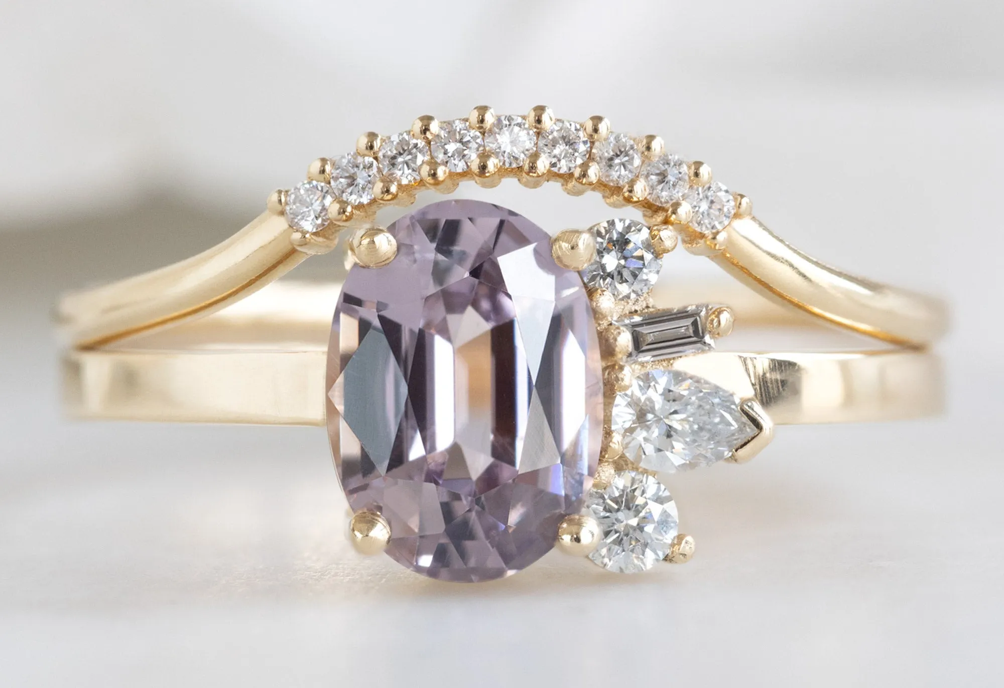 The Cluster Ring with a 1.12ct Spinel   Diamonds