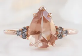 The Ivy Ring with a 1.59ct Pear-Cut Sunstone