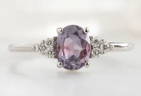 The Ivy Ring with a .93ct Oval-Cut Montana Sapphire