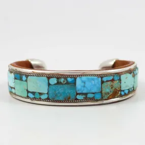 Turquoise Inlay Cuff