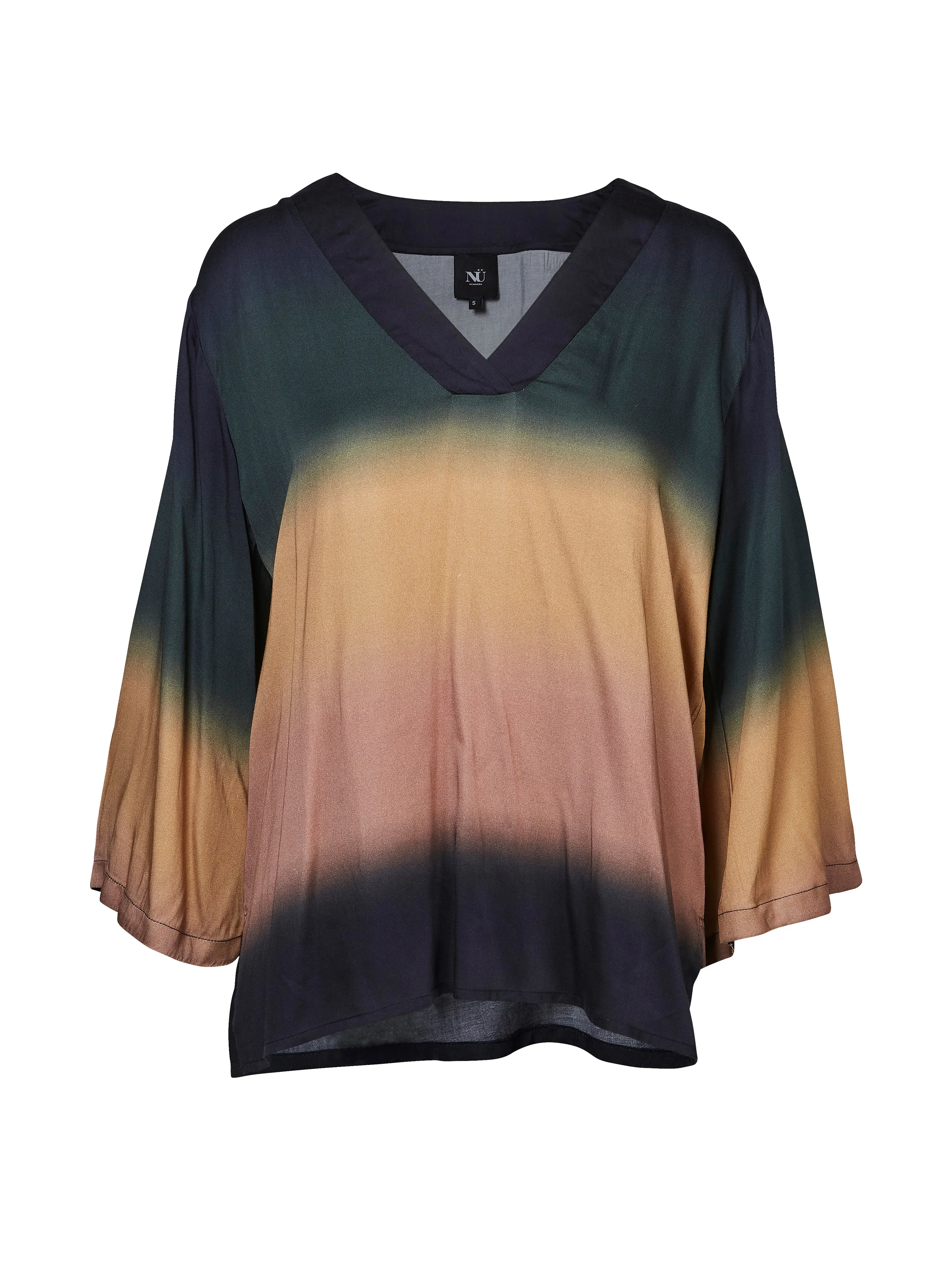 VILIA blouse - Green Ochre mix