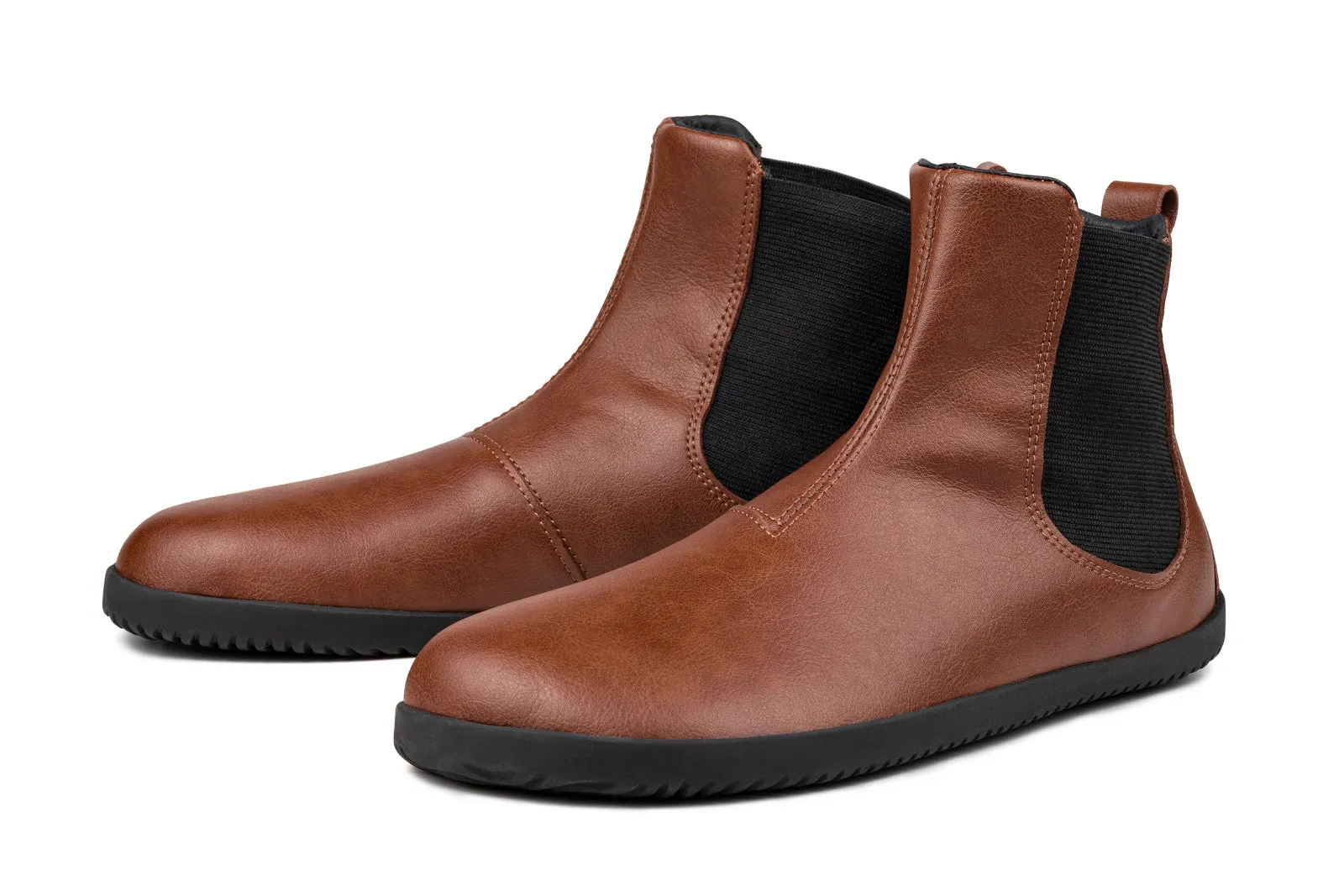 Women’s Chelsea barefoot brown boots