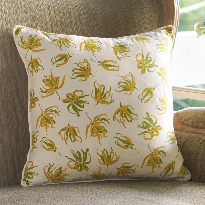 Ylang Ylang Natural Cushion Cover, 45cm - SALE HOMEWARES