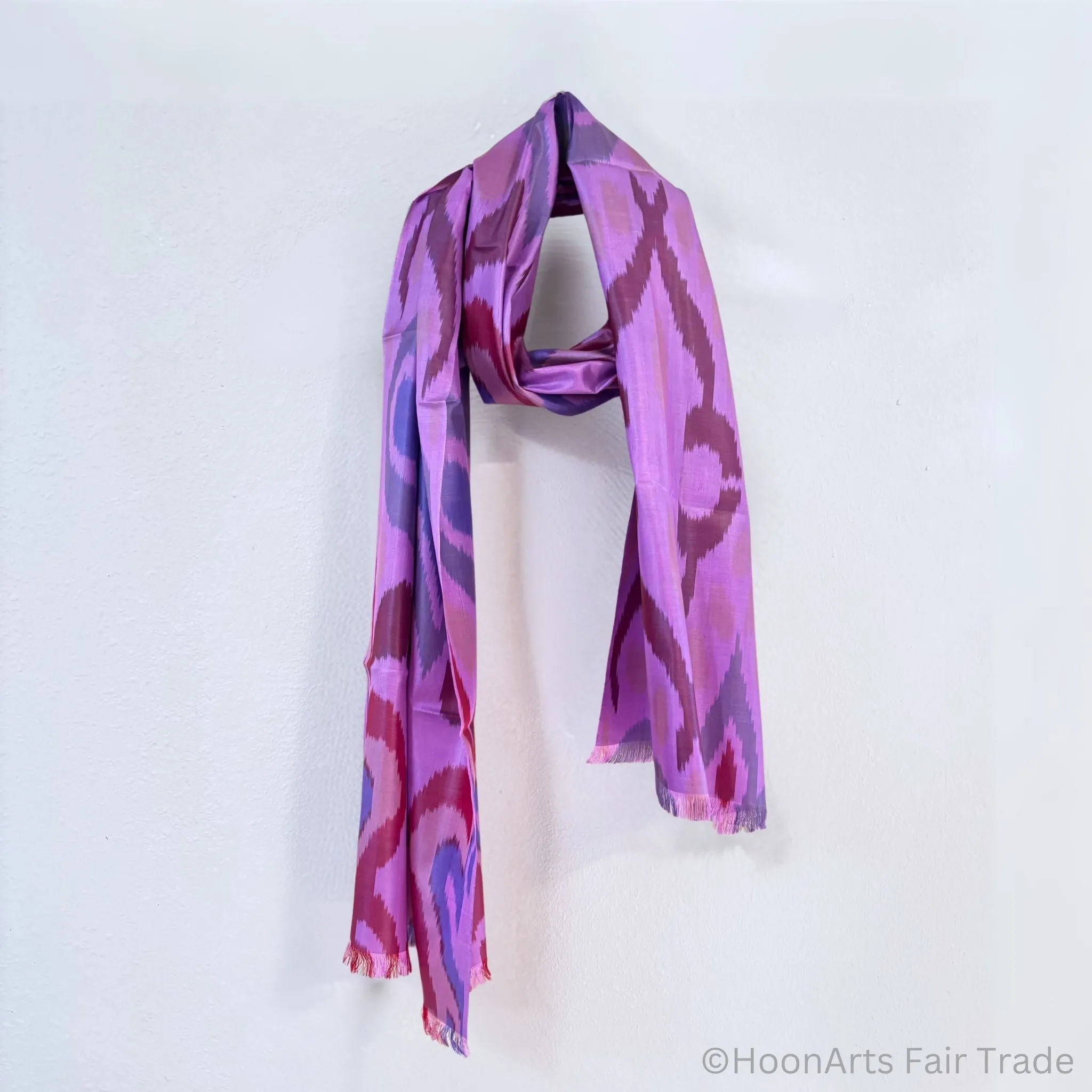 Zilola Silk Ikat Scarf